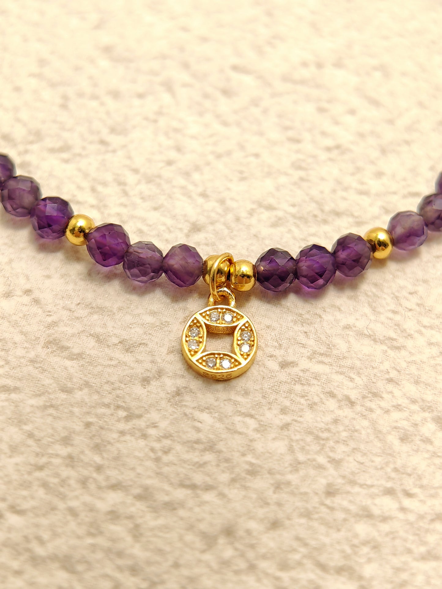 Amethyst Bracelet-Guardian's Violet Light