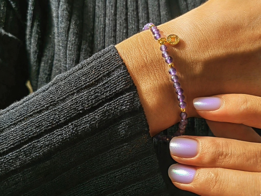 Amethyst Bracelet-Guardian's Violet Light