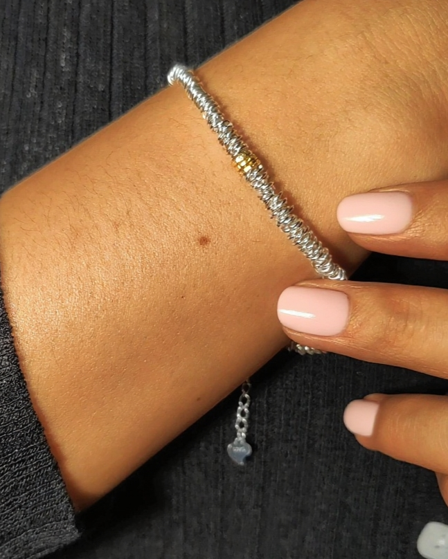 Scattered Silver Bracelet