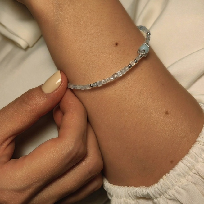 Summer Icy Aqua Bracelet