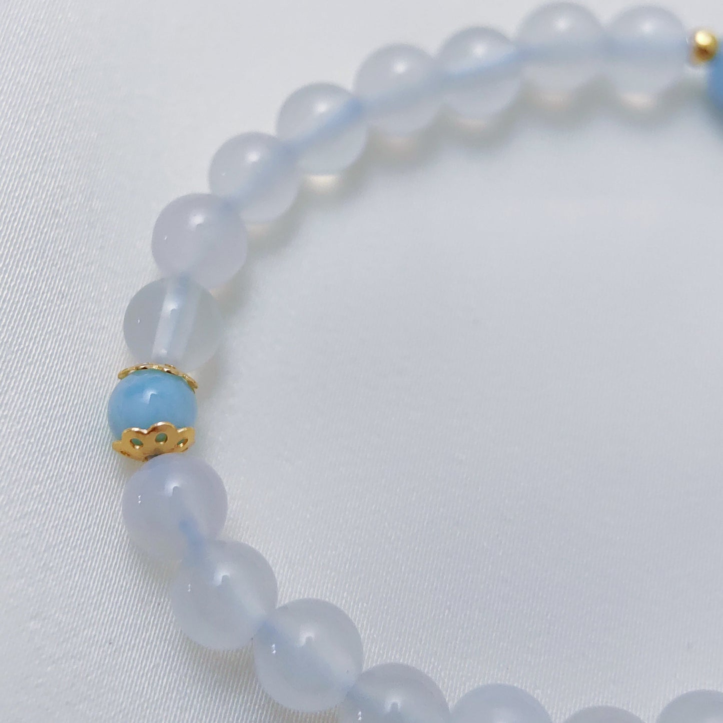 Aquamarine Agate Bracelet
