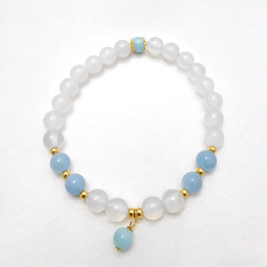 Aquamarine Agate Bracelet