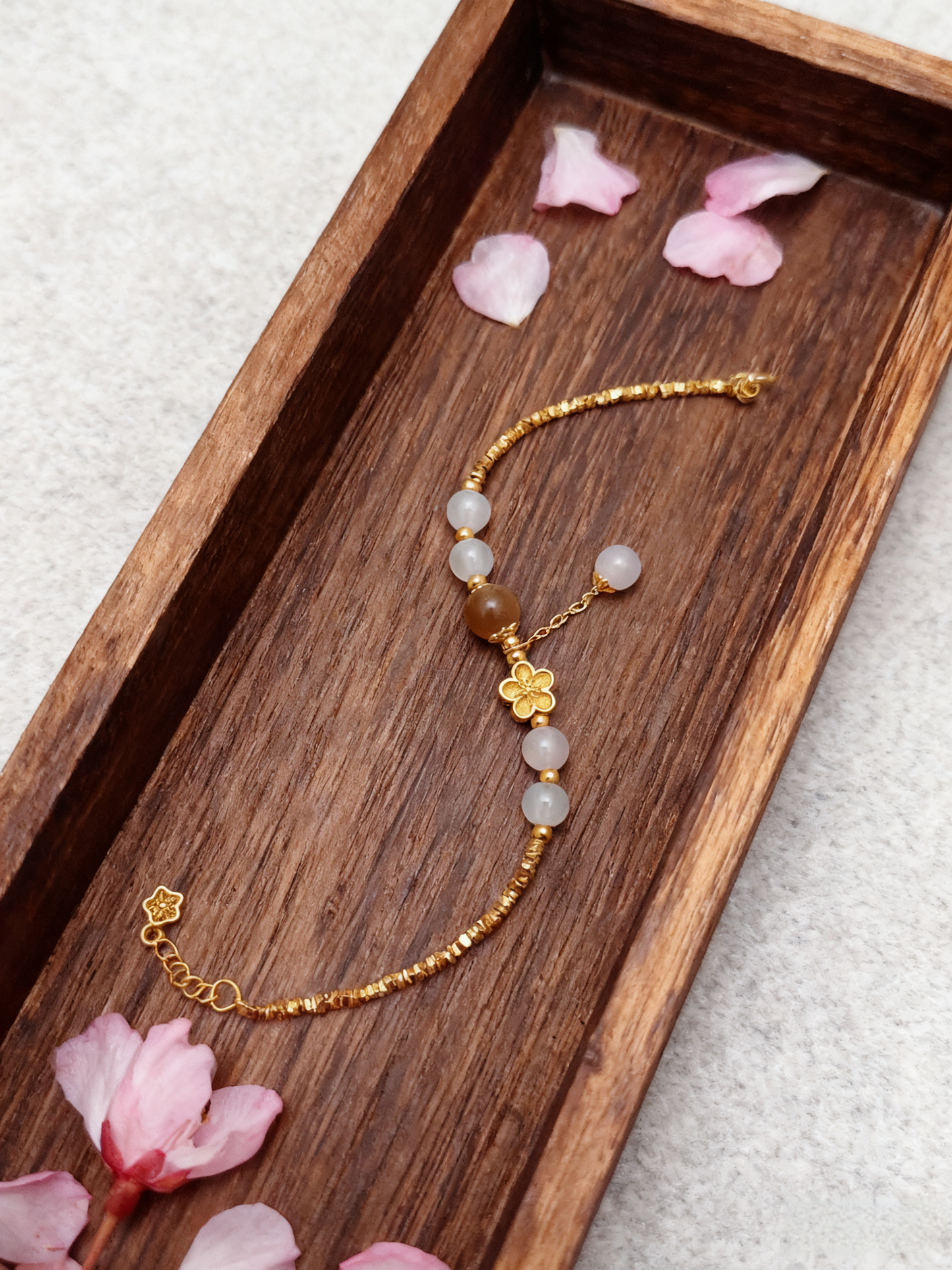 Chinese Peach Blossom Bracelet