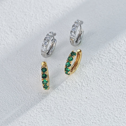 Minimalist Zircon Earrings