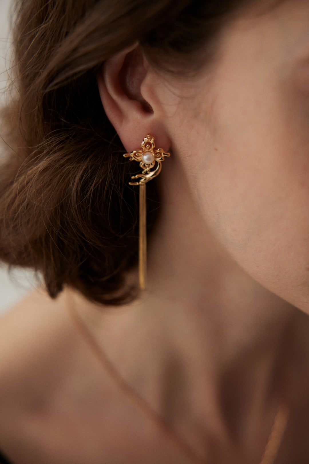 Phalaenopsis Pearl Jewelry Set